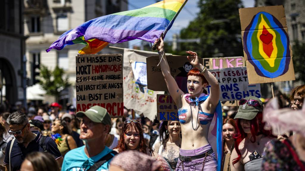 Die Pride in Zürich findet in diesem Jahr ohne Festival statt. (Archivbild)