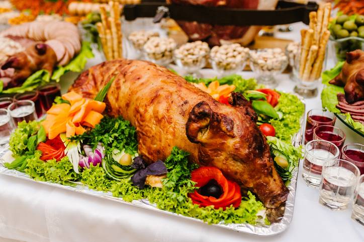 Lechon – das Weihnachtsferkel.