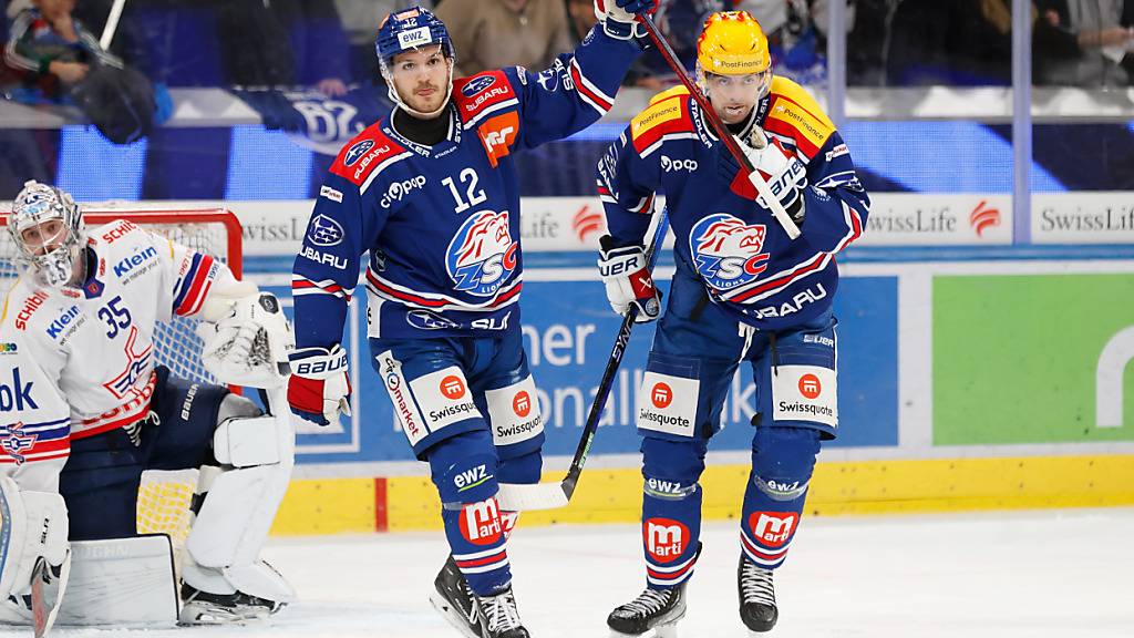 Die ZSC Lions sind nach dem Derby-Sieg gegen Kloten zurück an der Tabellenspitze