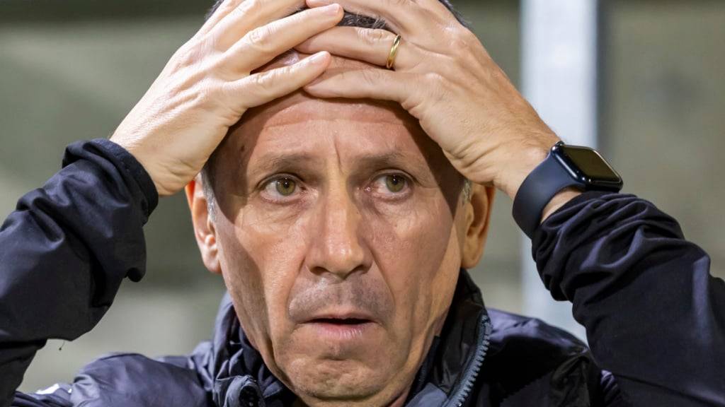 Trainer Adrian Ursea läuft es mit Yverdon nicht wie gewünscht