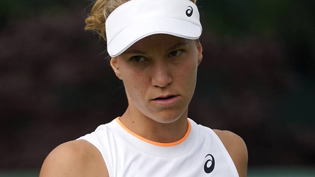 Konzentriert, selbstbewusst und erfolgreich: Viktorija Golubic in Wimbledon.