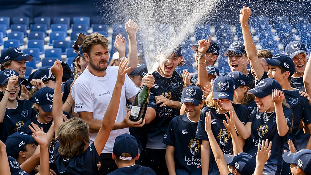 Tolles Ende einer im Einzel enttäuschenden Woche: Stan Wawrinka und Dominic Stricker gewannen beim Swiss Open in Gstaad das Doppel