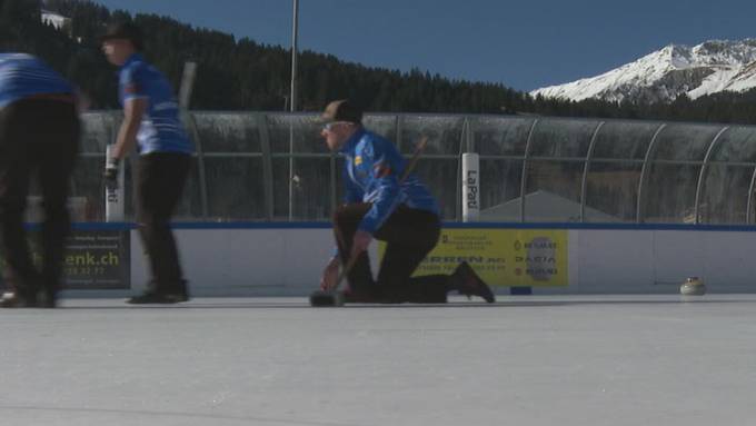 So war die Curling Open Air Schweizermeisterschaft an der Lenk