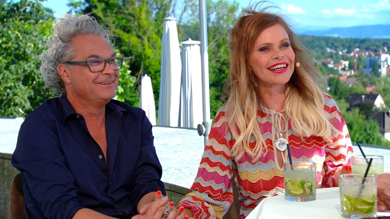 Irina Beller und Thomas Dürr, SocietyLady und Eventveranstalter TeleZüri