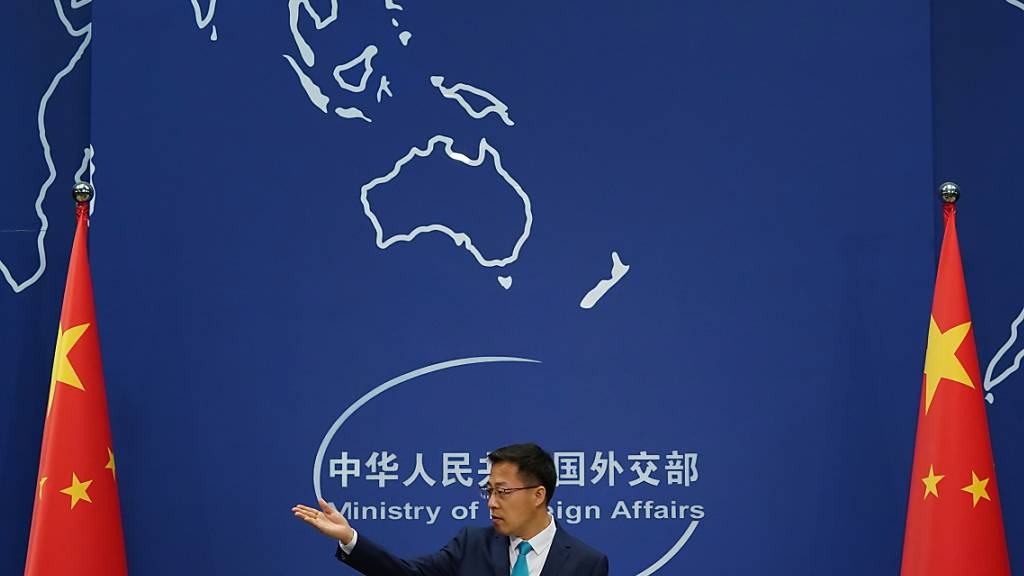 Zhao Lijian, der Sprecher des Aussenministeriums, äusserte sich erstmals für Chinas Regierung zum Fall Peng Shuai