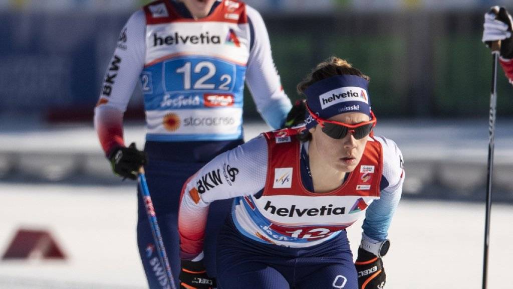 Souverän in den Final, dort aber ohne Chance: das Schweizer Sprint-Duo Laurien van der Graaff (vorne) und Nadine Fähndrich