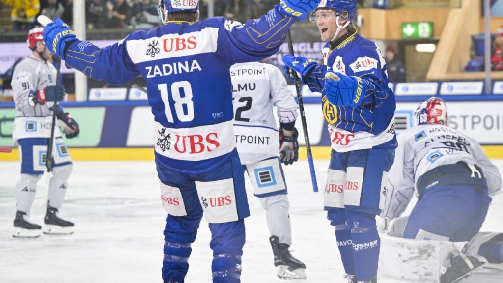 Filip Zadina brachte den HCD gegen Helsinki früh in Führung