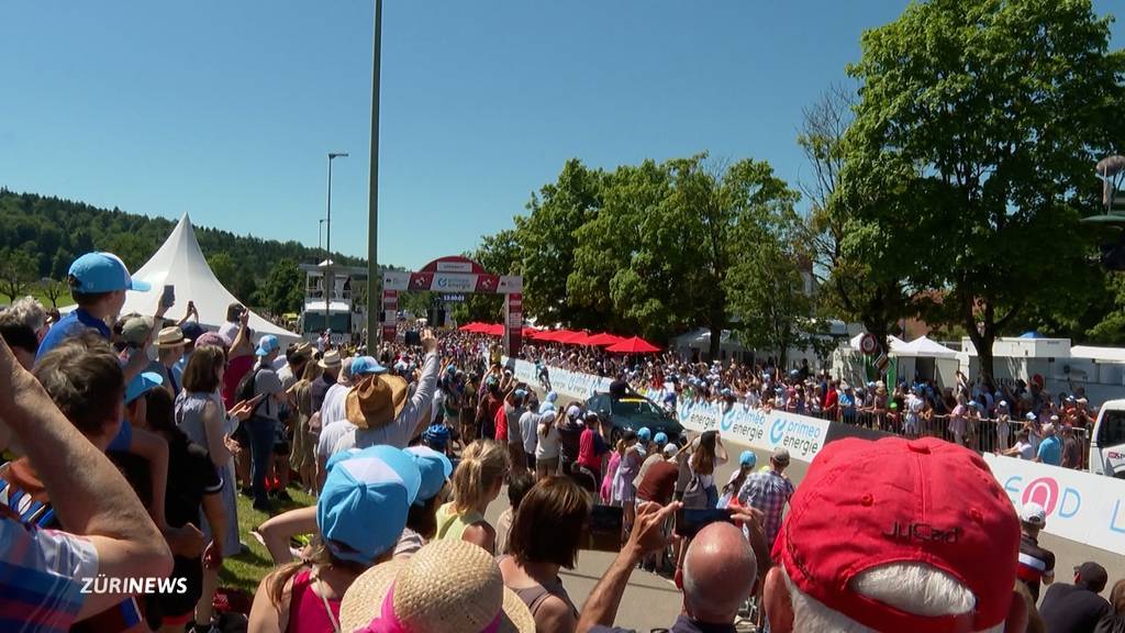 Volksfest auf der Forch: Tour de Suisse begeistert Fans
