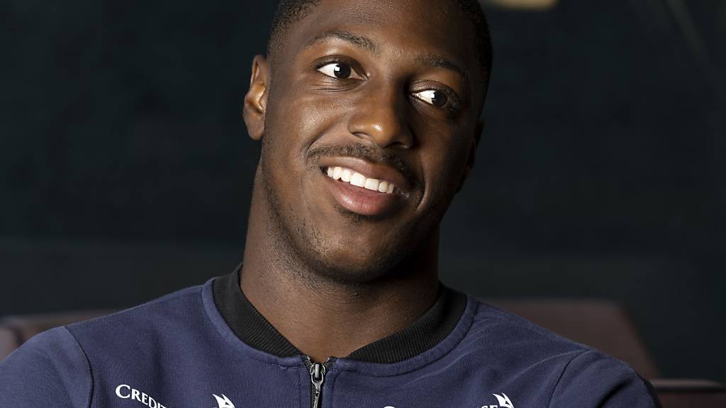 Roggerio Nyakossi, aufgenommen an einem Medientermin mit der U19-Nationalmannschaft vor zweieinhalb Jahren