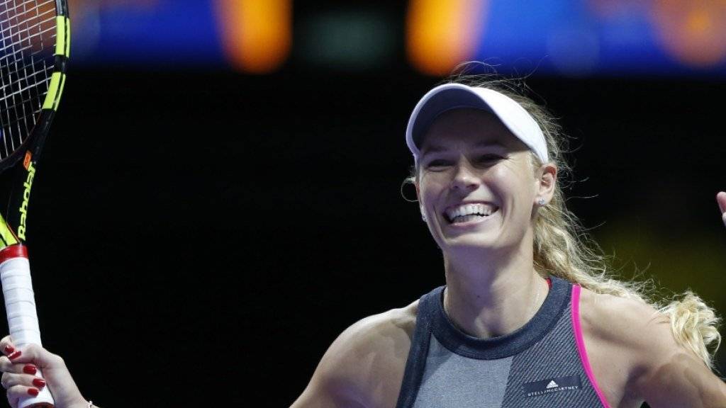 Trifft im Endspiel der WTA-Finals in Singapur auf Venus Williams: Caroline Wozniacki