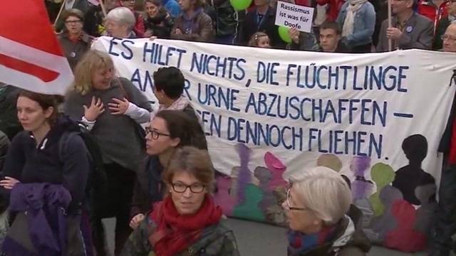 Grossdemonstration gegen Fremdenfeindlichkeit