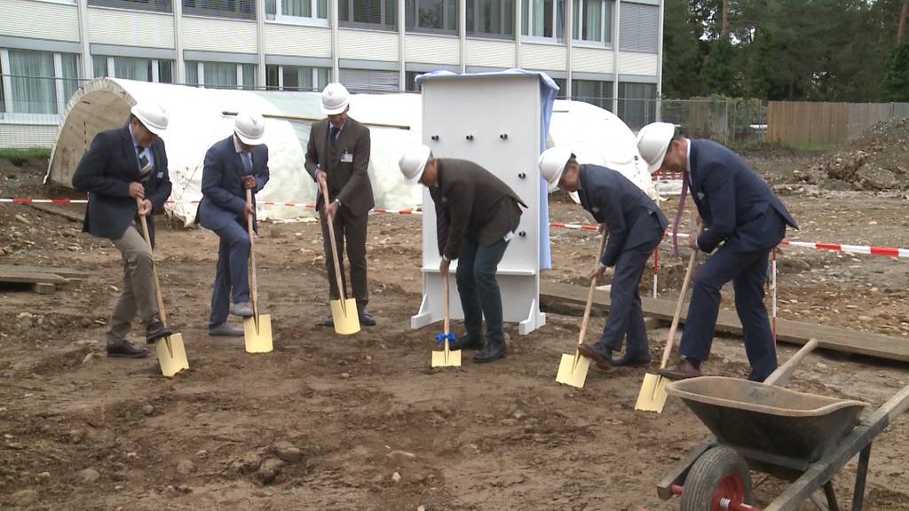 Spatenstich für neue forensische Abteilung der Klinik Königsfelden