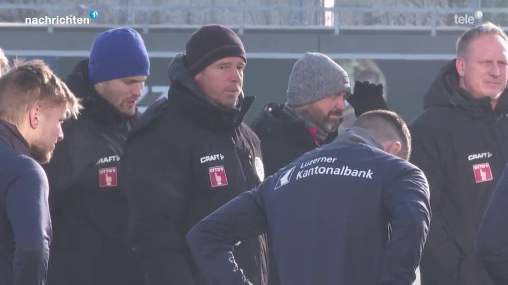 FC Luzern vor ersten Meisterschaftsspiel unter Mario Frick