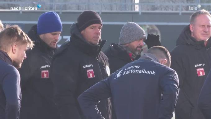 FC Luzern vor ersten Meisterschaftsspiel unter Mario Frick