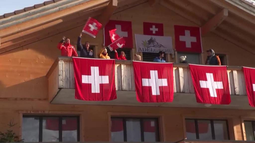 Starke Schweizer in Adelboden: Loïc Meillard wird Dritter