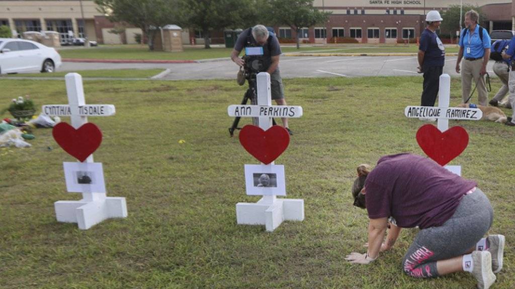 Überlebende des Schulmassakers an einer Schule in Texas schliessen sich der neuen Protestbewegung gegen die Schusswaffengewalt in den USA an. (Symbolbild)