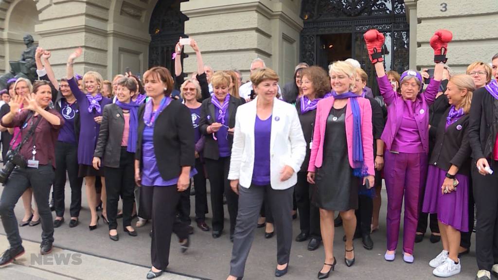 Frauenstreik Bundeshaus