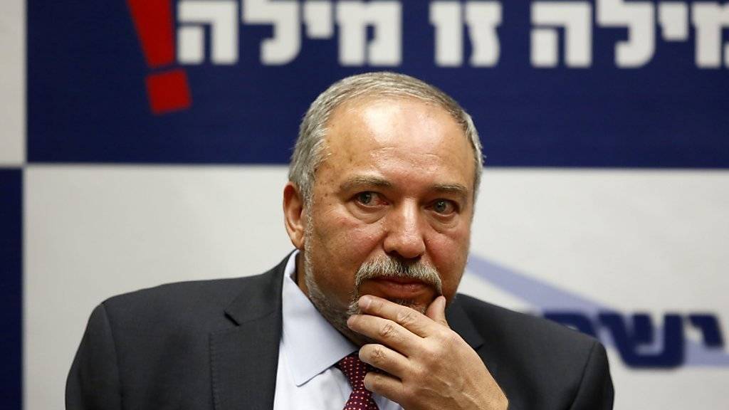 Er kehrt in die Regierung von Benjamin Netanjahu zurück: Der Chef der ultrarechten Partei Israel Beitenu, Avidgor Lieberman, wird neuer Verteidigungsminister. (Archivbild)