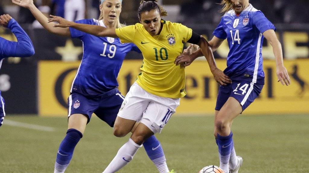 Noch fehlt der Brasilianerin Marta ein grosser Titel mit der Nationalmannschaft