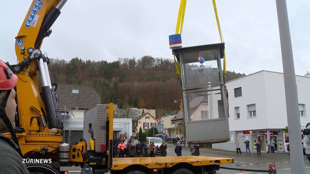 Letzte Swisscom-Telefonkabine der Schweiz abgebaut