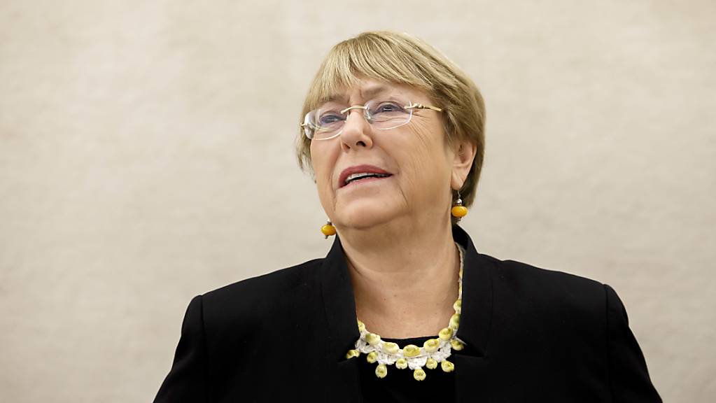 Die Uno-Hochkommissarin für Menschenrechte, Michelle Bachelet, am Montag in Genf bei der Eröffnung der dreiwöchigen Session des Menschenrechtsrates.