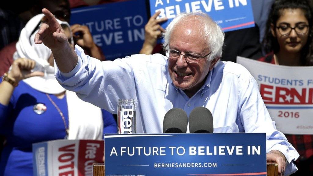 Trotz seines Sieges in West Verginia bleibt er praktisch chancenlos im Rennen um die demokratische Präsidentschaftskandidatur: Bernie Sanders.