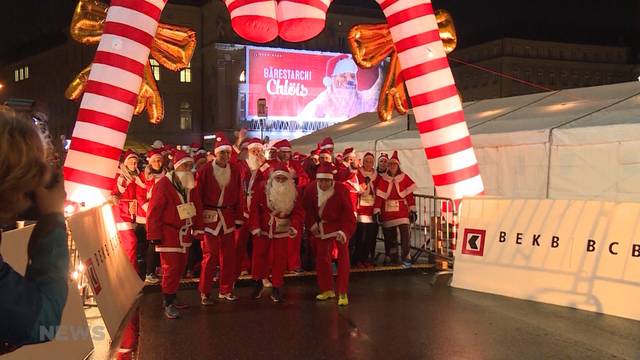 Santa-Run-Unterbruch wegen verdächtigem Päckchen