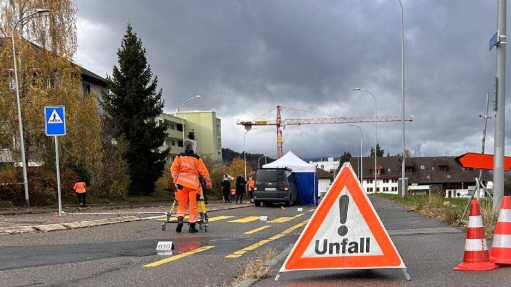 Ein Fussgänger wurde in Horgen von einem Fahrzeug erfasst und tödlich verletzt.