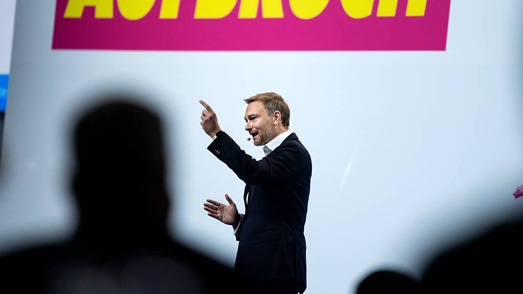 Christian Lindner, Bundesvorsitzender der FDP, spricht beim Bundesparteitag der Freien Demokraten (FDP).