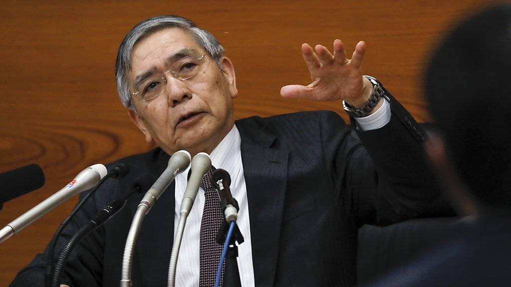 Haruhiko Kuroda, Präsident der Bank of Japan, deutet mögliche weitere Lockerung der Geldpolitik an. (Archiv)