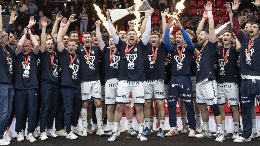 Der HC Kriens-Luzern gewann im März 2025 zum zweiten Mal nach 2023 den Schweizer Cup im Handball