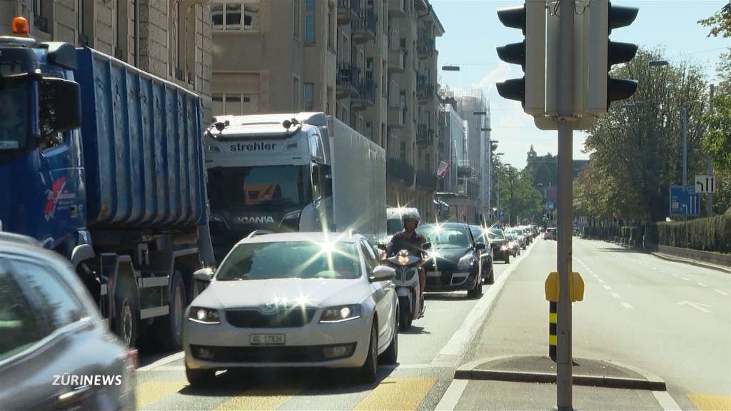 Zürcher Bellerivestrasse soll auf zwei Spuren schrumpfen