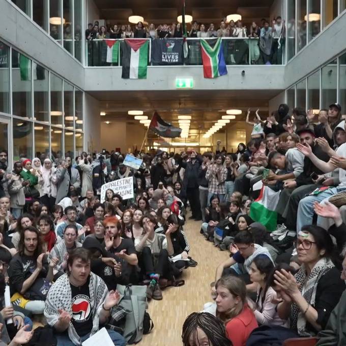 Uni Lausanne besetzt: Pro-palästinensische Studis wollen nicht gehen