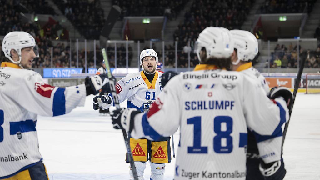 Zug gewinnt den Spitzenkampf bei den ZSC Lions