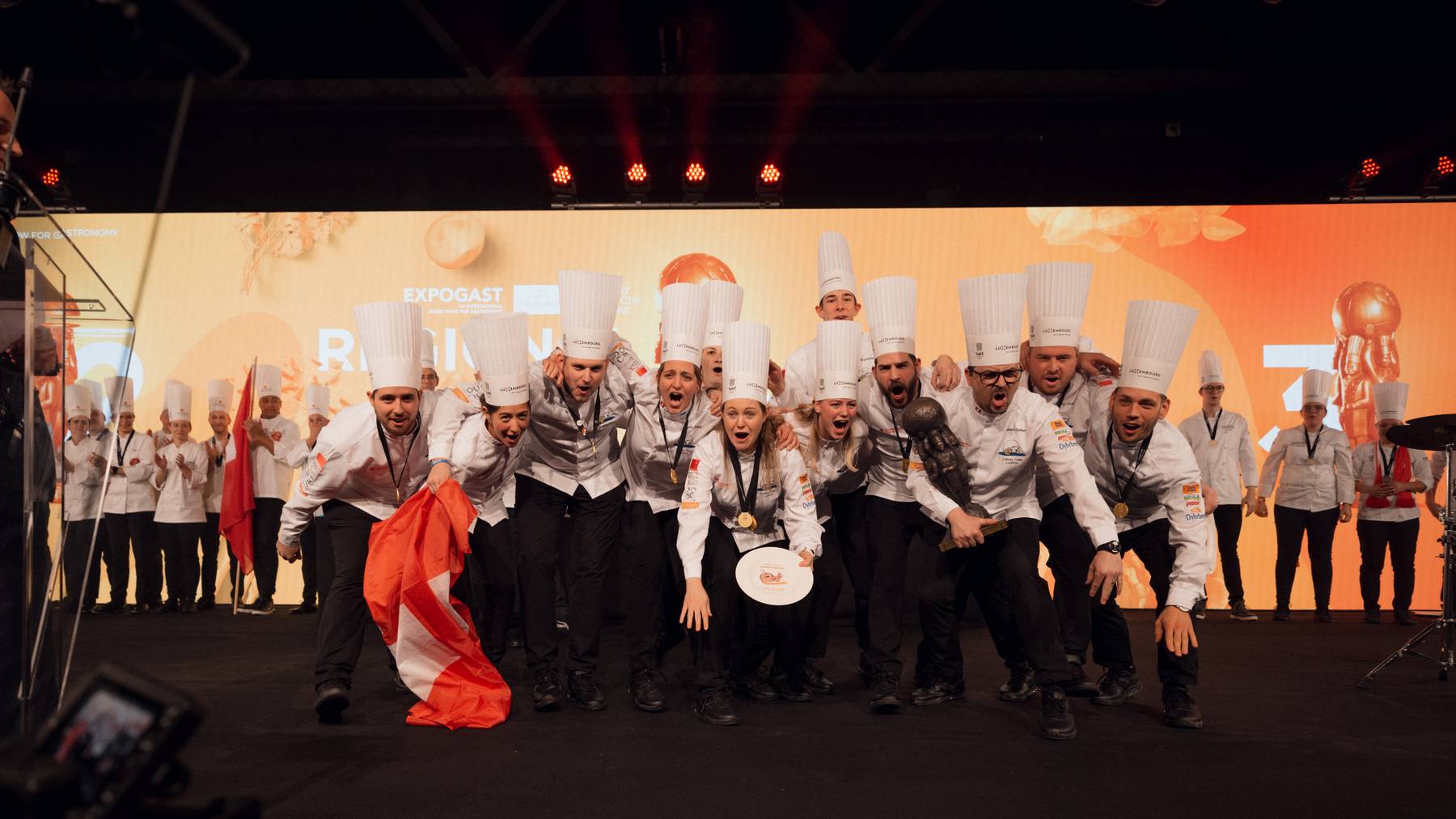 Das Team des Cercle des Chefs de Cuisine Lucerne.