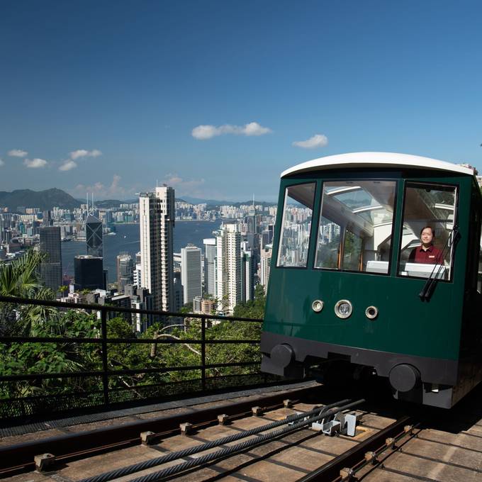 Die Fahrt auf Hongkongs Hausberg wird noch spektakulärer