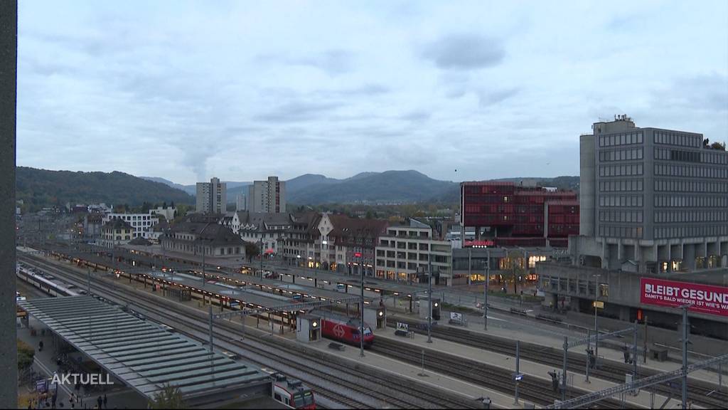 Herrenloser Rucksack: Grosseinsatz am Bahnhof Brugg