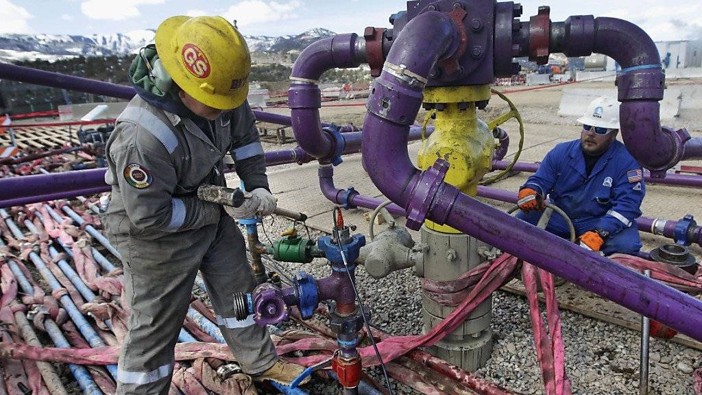 Fracking im US-Bundesstaat Colorado: Die Schieferölförderung lohnt sich kaum mehr, seit die Opec unter Federführung Saudi-Arabiens die Hähne weit aufgedreht hat (Archiv).