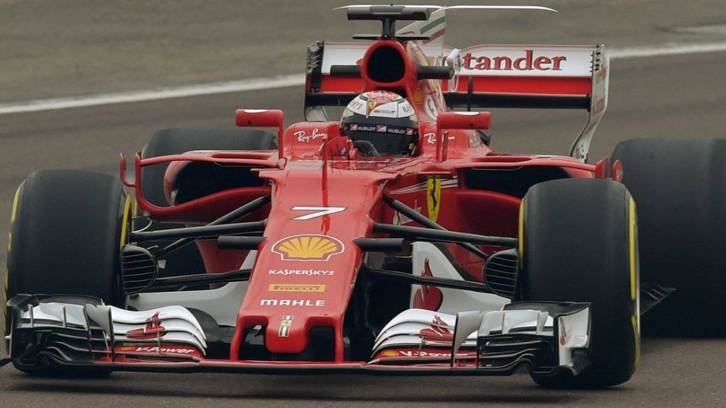Kimi Räikkönen dreht in Maranello die ersten Runden im neuen Ferrari