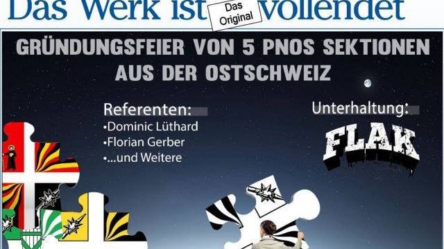 Eine Woche nach dem Neonazi-Konzert in Unterwasser findet im Kanton St.Gallen erneut ein Treffen Rechtsextremer statt.