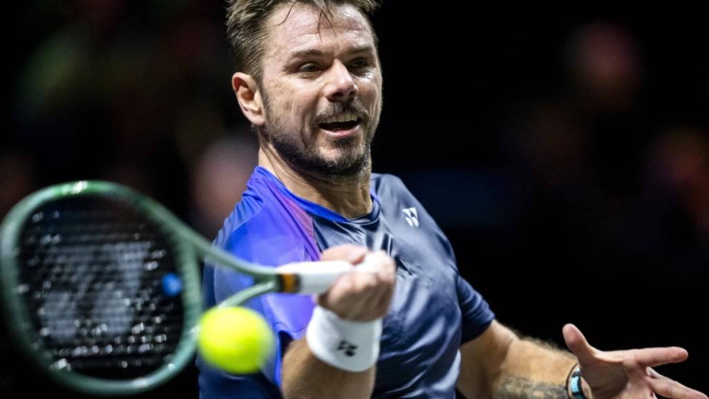 Stan Wawrinka zieht die Vorhand voll durch