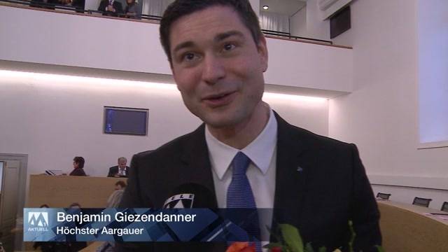 Benjamin Giezendanner neuer Grossratspräsident