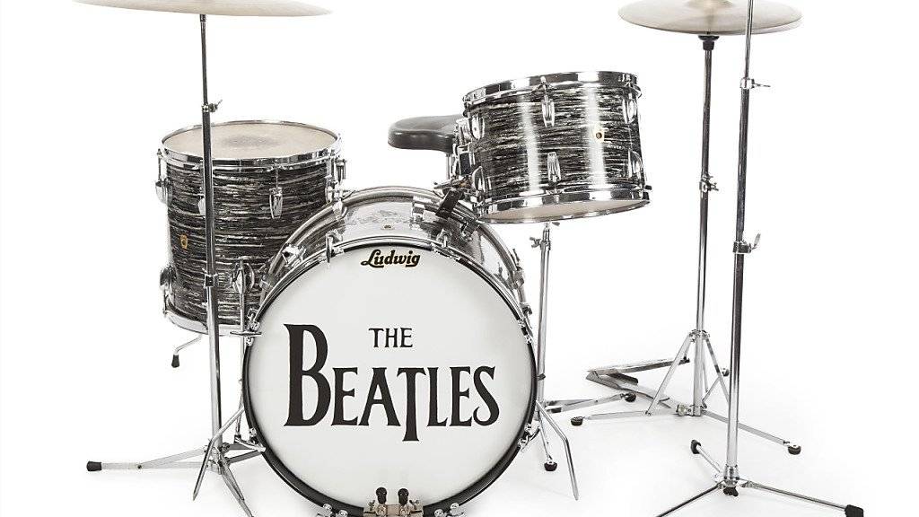 Teure Trommeln: Drumset von Ex-Beatle Ringo Starr für 2,1 Millionen Dollar versteigert.