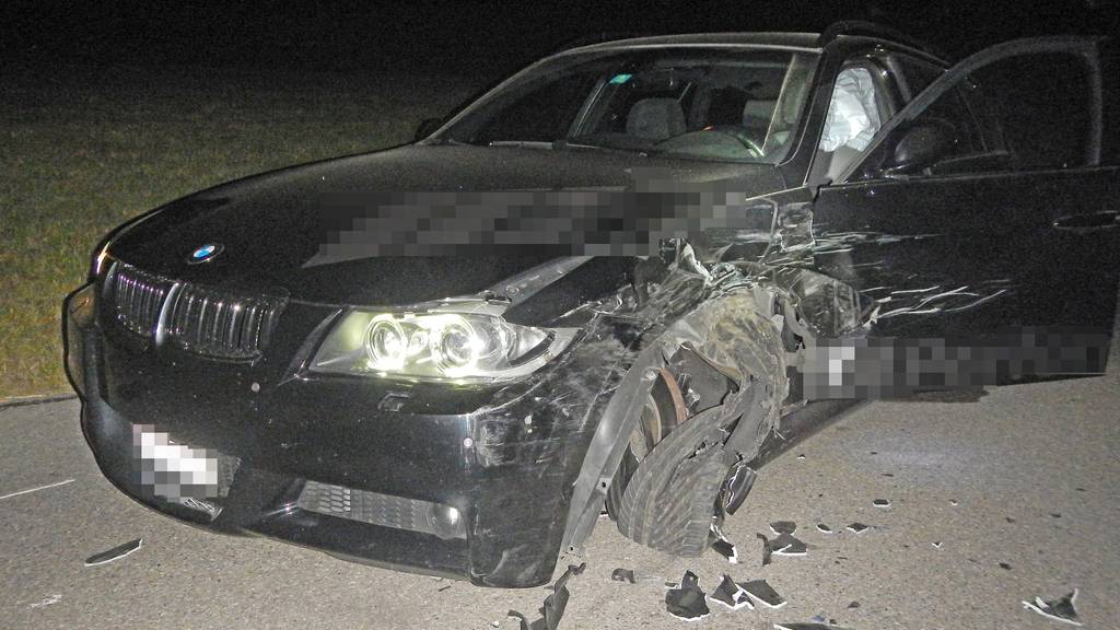 So sah das Auto der entgegenkommenden Fahrerin nach dem Unfall aus.