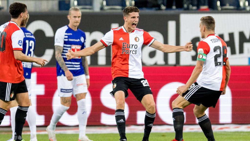Guus Til traf zweimal für das überlegene Feyenoord Rotterdam gegen den FC Luzern