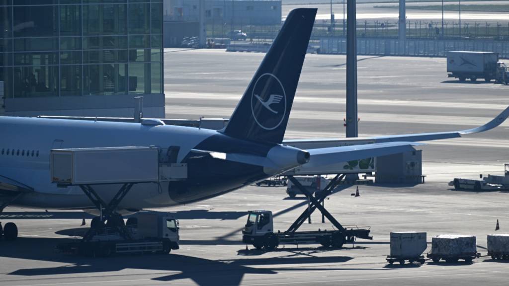 Ein Flugzeug steht am Flughafen München. Foto: Felix Hörhager/dpa