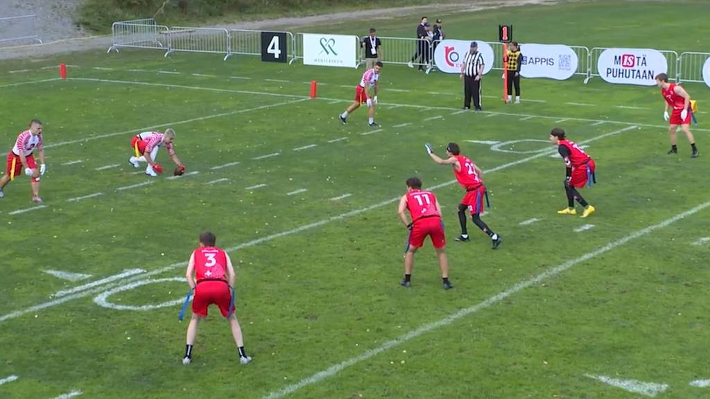 Erster Härtetest für Schweizer Flag-Football-Nati an WM in Finnland