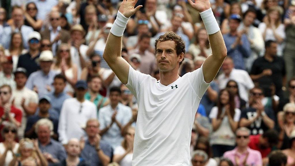 Andy Murray strebt in Wimbledon seinen dritten Triumph an