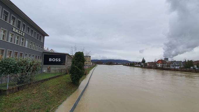 Hochwasseralarm für die Aare im Kanton Solothurn