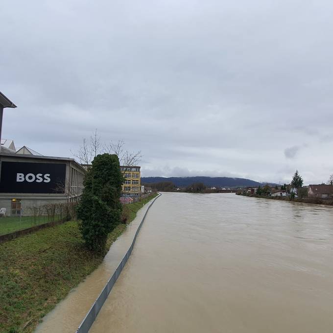 Hochwasseralarm für die Aare im Kanton Solothurn